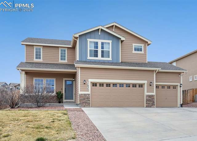 Property at 7696 Bonterra Ln, Colorado Springs, CO 80925, 5 beds, 3.5 baths