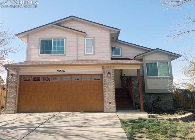 Property at 8246 Pinegate Dr, Colorado Springs, CO 80925, 4 beds, 3 baths