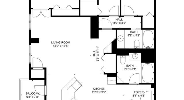 Photo of 610 NEWARK St Unit 8D, Hoboken, NJ 07030