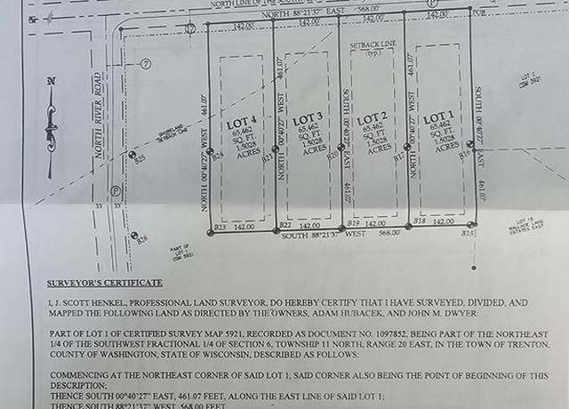 Property at Lt4 Wallace Lake Rd, West Bend, WI 53090
