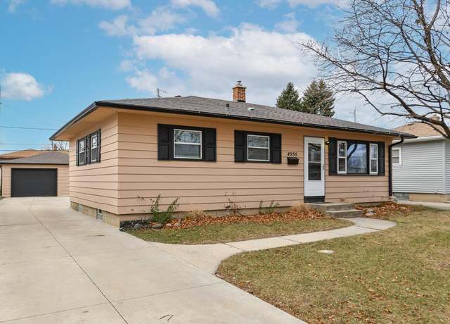 Property at 4955 S 15th St, Milwaukee, WI 53221, 3 beds, 1 bath