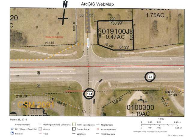 Property at Lt0 State Highway 33 West, West Bend, WI 53090