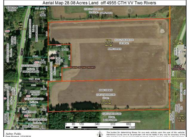 Property at 4955 County Highway Vv, Two Rivers, WI 54241