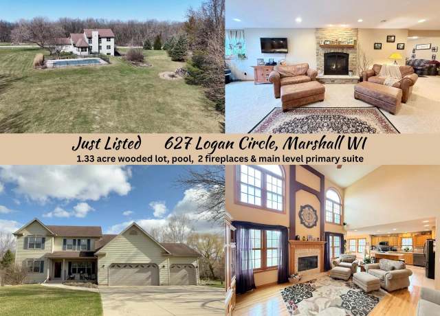 Property at 627 Logan Cir, Marshall, WI 53559, 5 beds, 3.5 baths