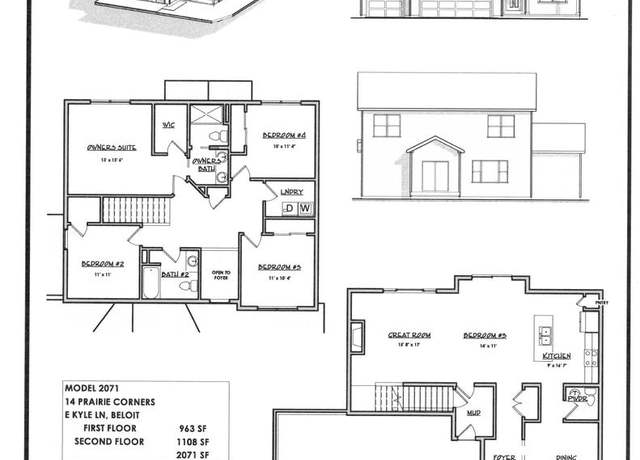 Property at 1726 Kyle Cir, Beloit, WI 53511, 4 beds, 2.5 baths
