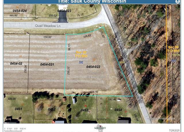 Property at L22 Quail Meadow Ln, Reedsburg, WI 53959