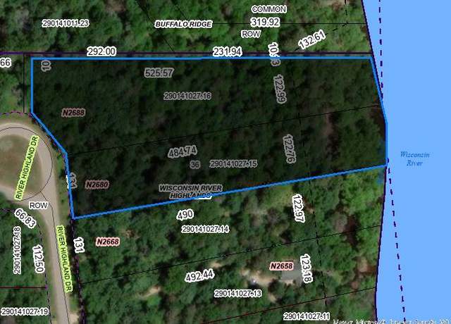 Property at N2680 & N2688 River Highland Dr, Lyndon Station, WI 53944