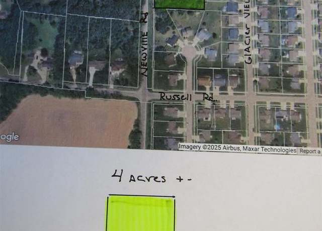 Property at 4 acres +- Glacier View Ct, Janesville, WI 53546