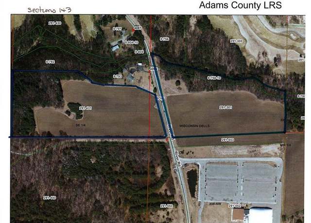 Property at 36.61 AC River Rd, Wisconsin Dells, WI 53965