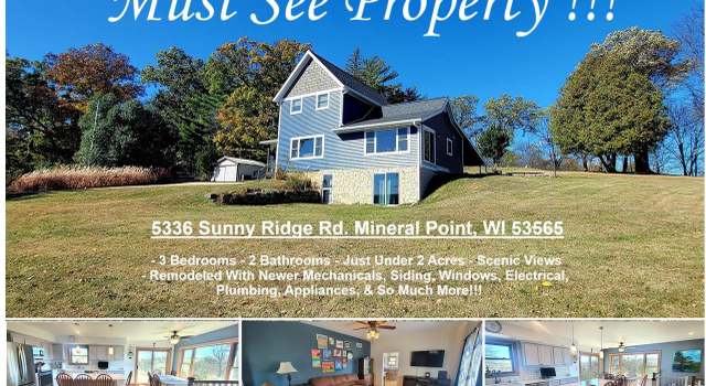 Photo of 5336 Sunny Ridge Rd, Mineral Point, WI 53565