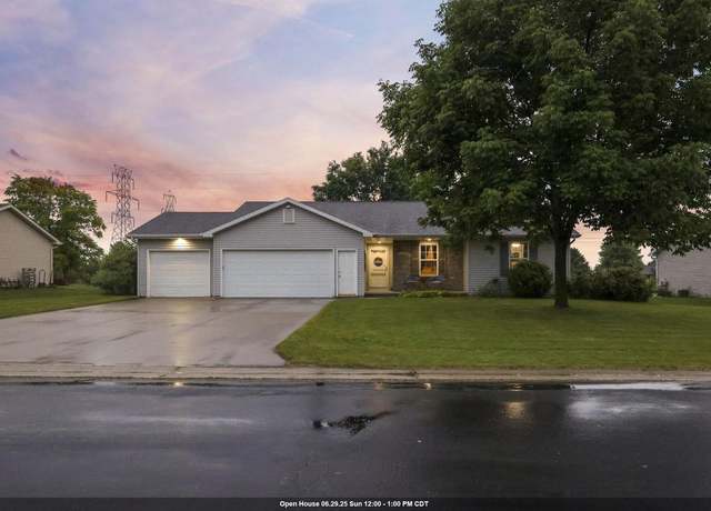 Property at W5355 Linden Hill Dr, Appleton, WI 54915, 3 beds, 2 baths