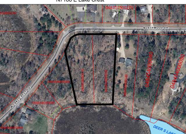 Property at N7166 W Lake Crest Dr, Shawano, WI 54166