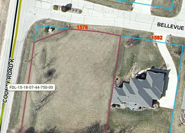 Property at 1578 Bellevue Blvd, Fond Du Lac, WI 54937