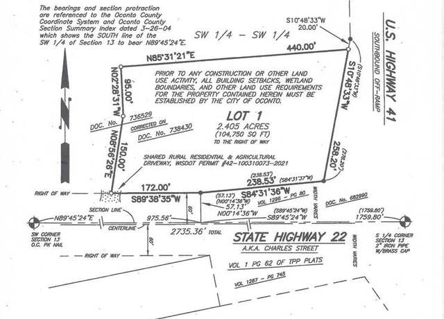 Property at Hwy 22, Oconto, WI 54153