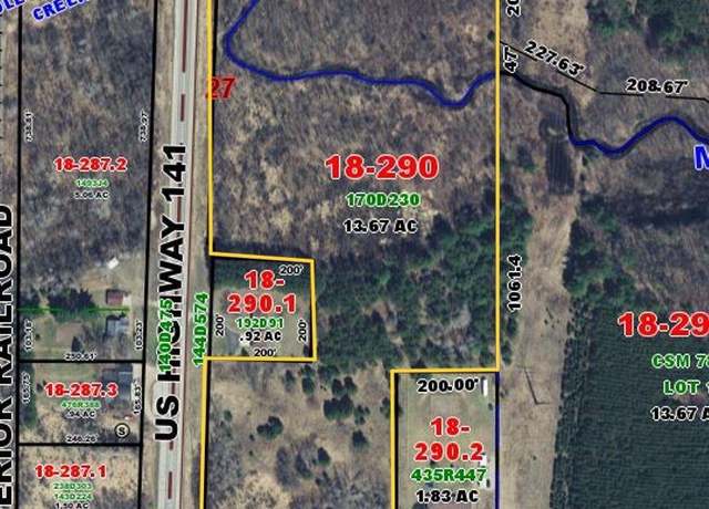 Property at Hwy 141, Crivitz, WI 54114