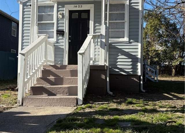 Property at 1405 Farmer St, Petersburg, VA 23803, 2 beds, 1 bath
