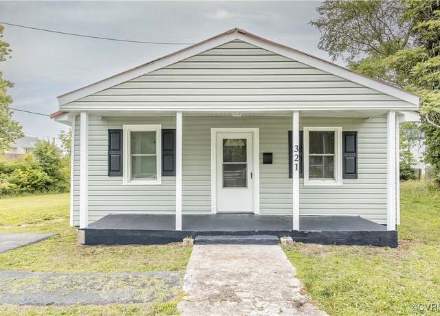 Property at 321 Porterville St, Petersburg, VA 23803, 2 beds, 1 bath