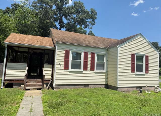 Property at 118 Defense Ave, Sandston, VA 23150, 2 beds, 1 bath