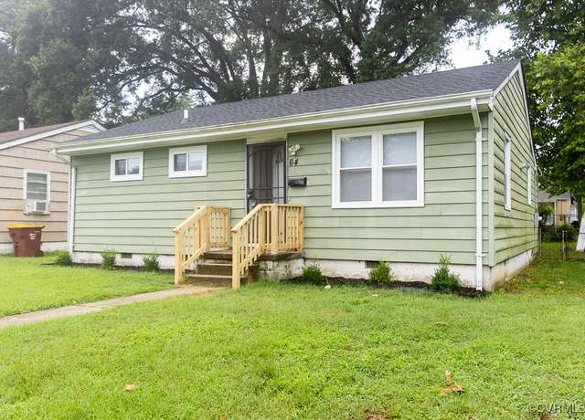 Property at 64 Gibbons Ave, Petersburg, VA 23803, 3 beds, 1 bath