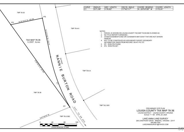 Property at Raw Land Nannie Burton, Louisa, VA 23093