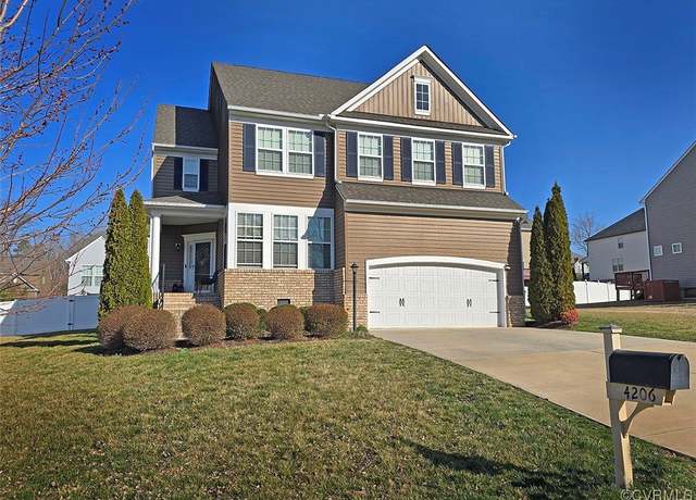Property at 4206 Hiddenwell Ln, Chester, VA 23831, 4 beds, 2.5 baths