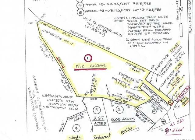 Property at 17 Acres S Amelia Ave, Amelia Courthouse, VA 23002