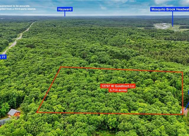 Property at 12797 W Goldfinch Ln, Hayward, WI 54843