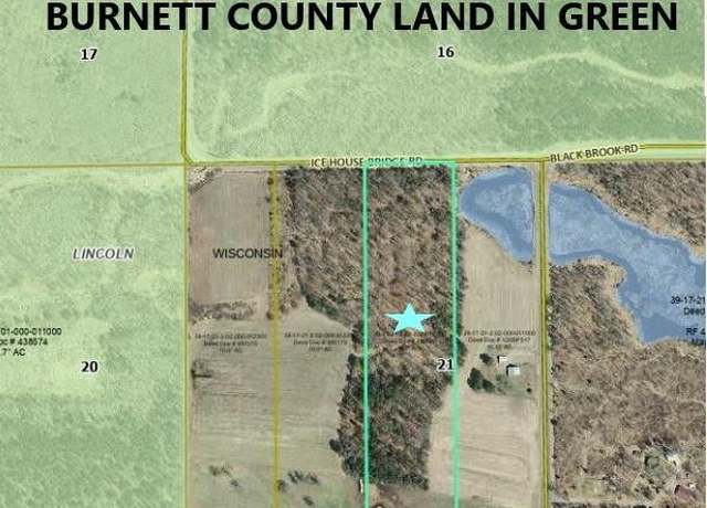 Property at 00000 Ice House Bridge Rd, Webster, WI 54893