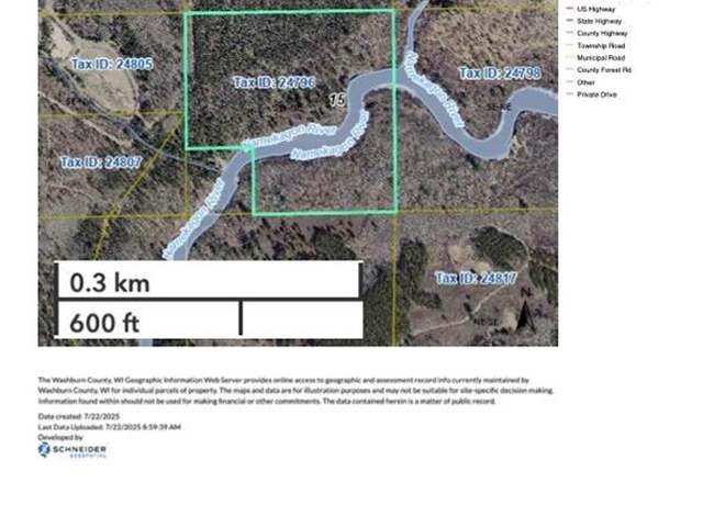 Property at 36 Acres Hamilton Rd, Springbrook, WI 54875