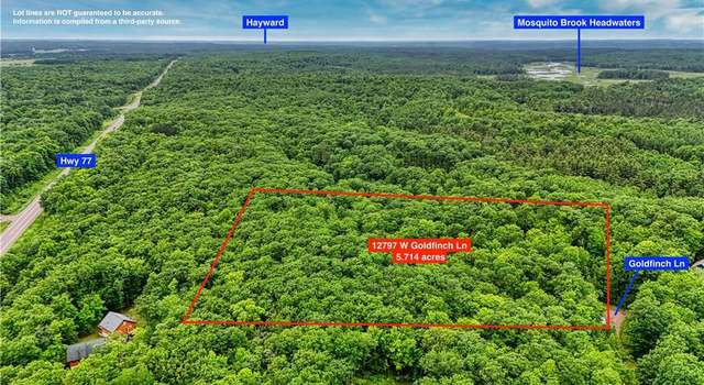 Photo of 12797 W Goldfinch Ln, Hayward, WI 54843