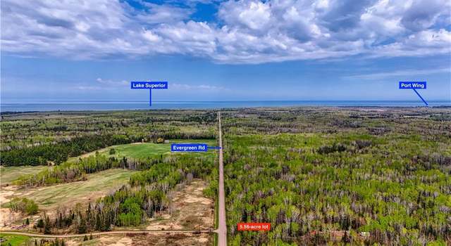 Photo of 5.56 acres on Evergreen Rd, Port Wing, WI 54865