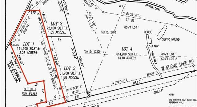 Photo of Lot 1 Gurno Lake Rd, Hayward, WI 54843