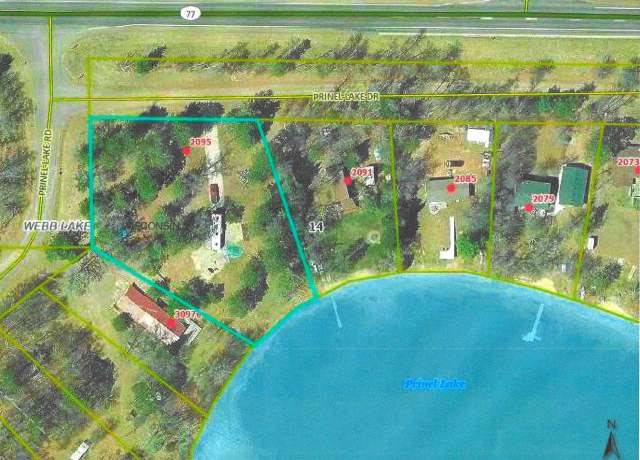 Property at 2095 Prinel Lake Dr, Danbury, WI 54830