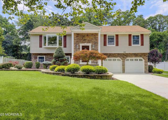 Property at 34 Appomattox Dr, Manalapan, NJ 07726, 4 beds, 3 baths