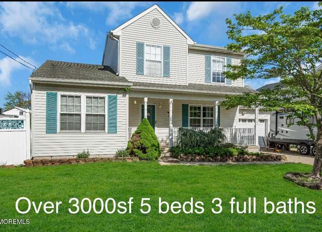 Property at 821 Bunnell St, Lanoka Harbor, NJ 08734, 5 beds, 3 baths