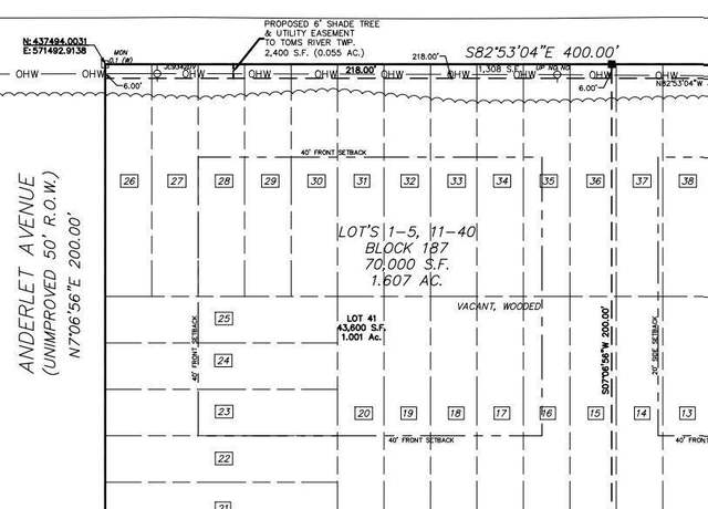 Property at 1141 Hickory, Toms River, NJ 08755