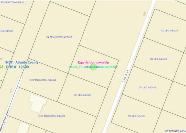Property at 105 Leo Ave, Egg Harbor Township, NJ 08234