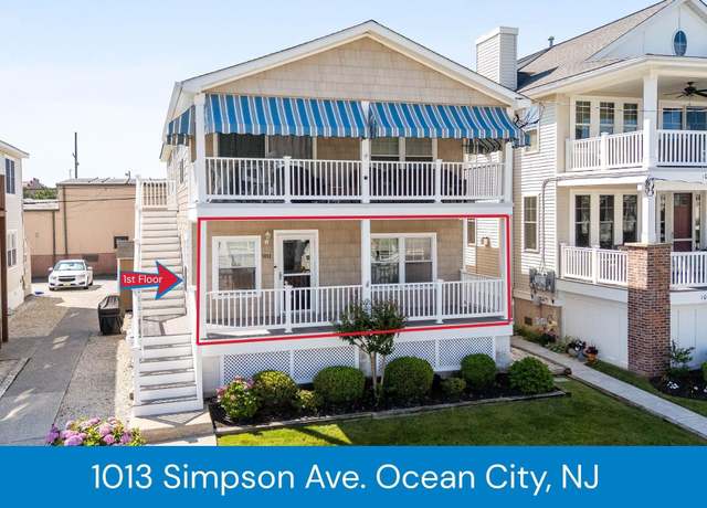 Property at 1013 Simpson Ave #1013, Ocean City, NJ 08226, 3 beds, 2 baths
