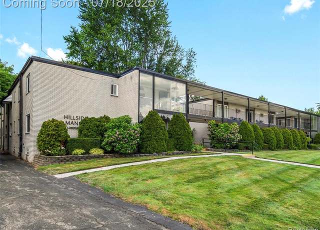 Property at 3433 Hillside Dr, Royal Oak, MI 48073 6738, 1 bed, 1 bath