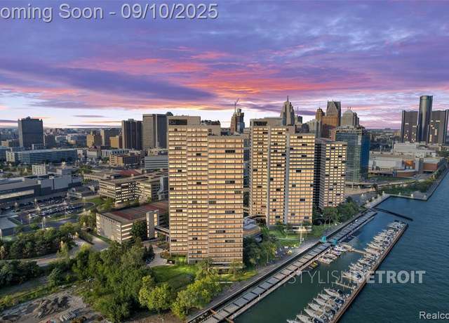 Property at 1001 W Jefferso W Jefferson Unit 11B, Detroit, MI 48226 4508, 2 beds, 2 baths