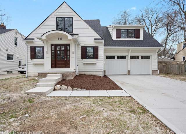Property at 820 OAKRIDGE Ave, Royal Oak, MI 48067 4902, 3 beds, 3.5 baths
