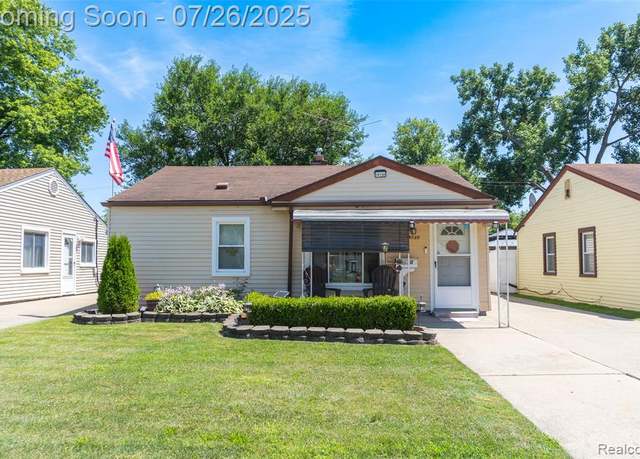 Property at 19130 Wall St, Flat Rock, MI 48122 1858, 3 beds, 1 bath