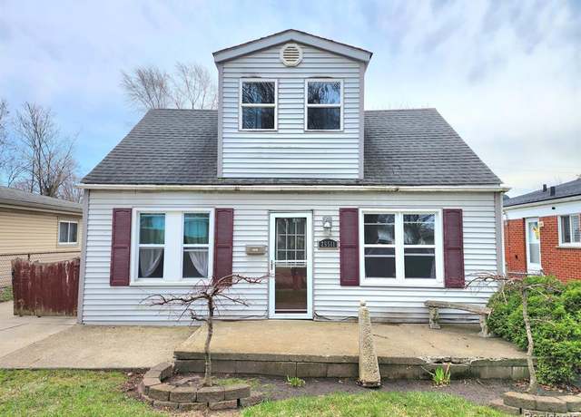 Property at 25511 PENNIE St, Dearborn Heights, MI 48125 1536, 4 beds, 1 bath