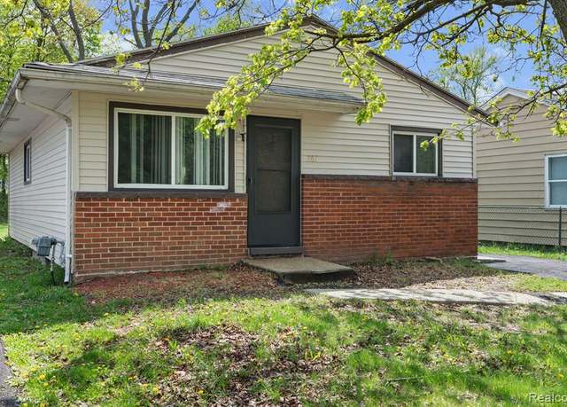 Property at 289 NEBRASKA Ave, Pontiac, MI 48341 2851, 3 beds, 1 bath