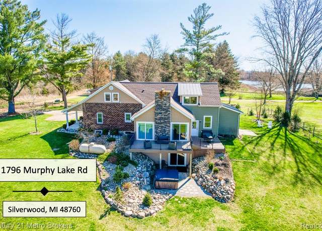 Property at 1796 MURPHY LK Rd, Silverwood, MI 48760 9528, 4 beds, 3.5 baths