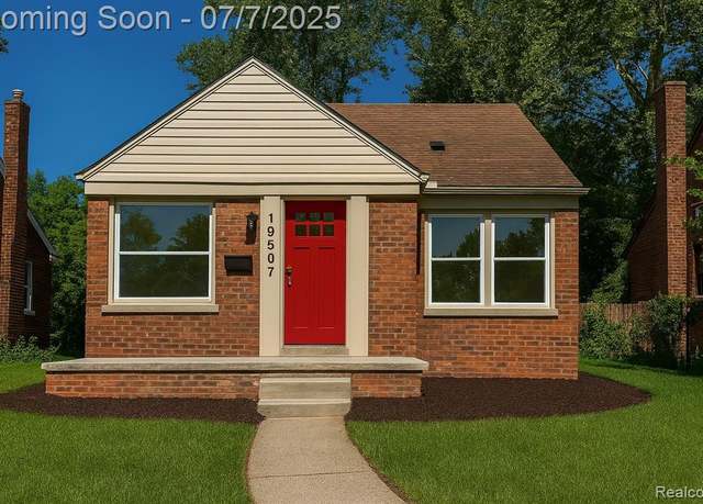 Property at 19507 PIERSON St, Detroit, MI 48219 2032, 3 beds, 1 bath