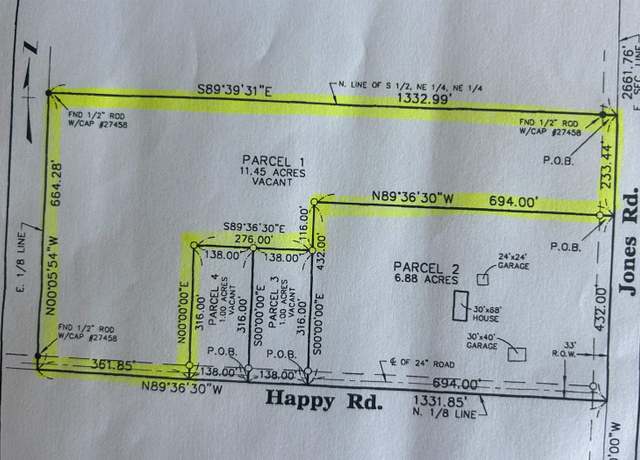 Property at #1 Happy Rd, Beaverton, MI 48612