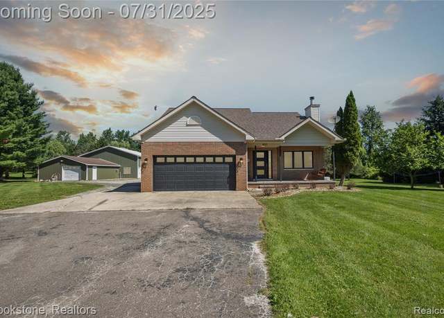 Property at 857 Quatro Ln, Addison, MI 48367 2541, 3 beds, 2 baths