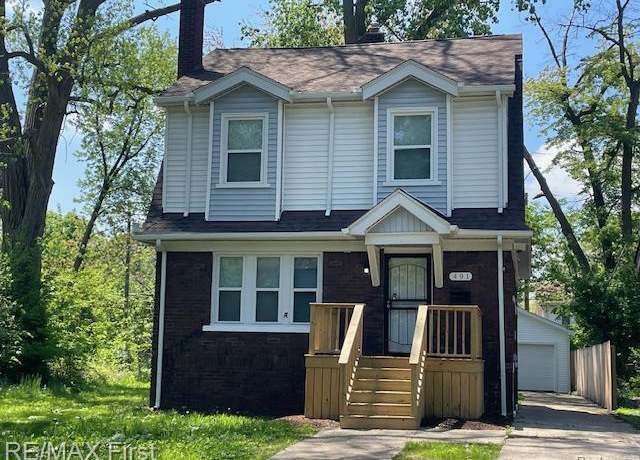 Property at 491 MARLBOROUGH St, Detroit, MI 48215 3137, 4 beds, 1.5 baths