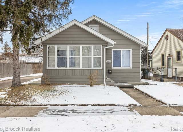 Property at 662 E SARATOGA St, Ferndale, MI 48220 3342, 2 beds, 1 bath